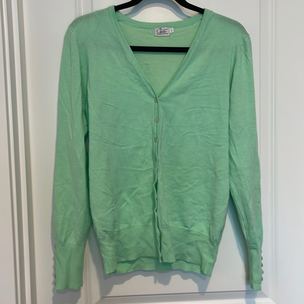Cielo light green Cradigan